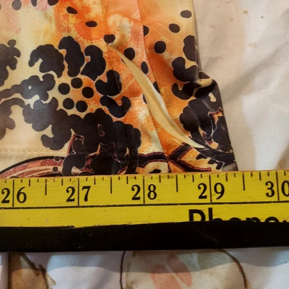 One World Elegant Multicolor Maxi Dress Large Crocheting Fairy Style Pullover - Picture 6 of 10